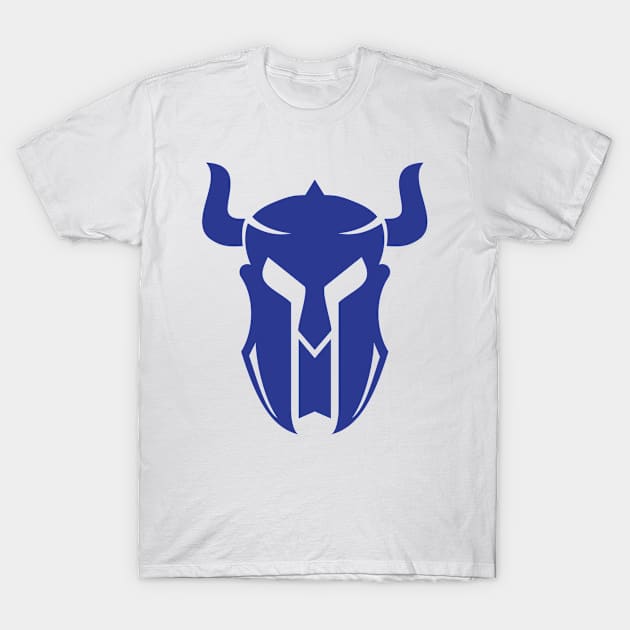 Bull Head Armour Warrior Design T-Shirt by Abeer Ahmad